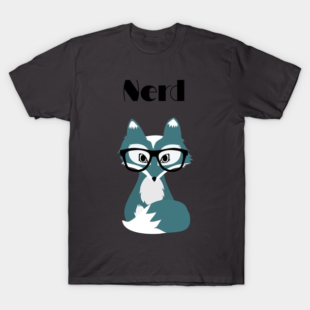 Foxy Nerd T-Shirt by vgreen